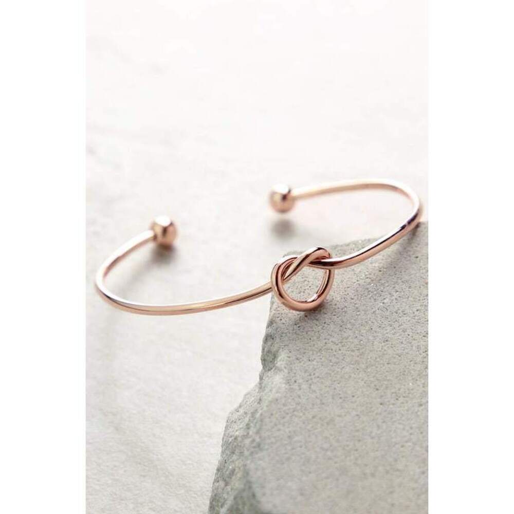 Let's Tie The Knot Rose Gold Bracelet